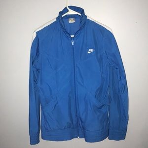 blue vintage nike windbreaker